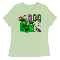 Matcha boo drink Ladies Tee - CowhideDigitalArt