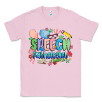 Bubblegum Pink speech pathologist Classic Tee - MaliasSmallBusiness