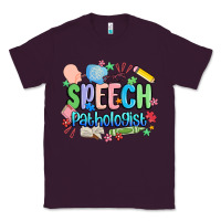 Plum speech pathologist Classic Tee - MaliasSmallBusiness