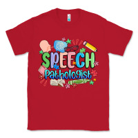 Red speech pathologist Classic Tee - MaliasSmallBusiness
