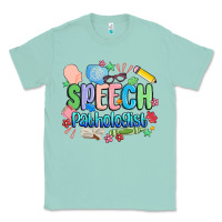 Seafoam speech pathologist Classic Tee - MaliasSmallBusiness