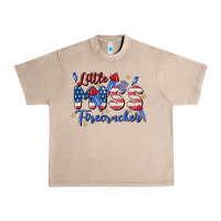 French Oak little miss firecracker Urban Heavy Tee - MaliasSmallBusiness