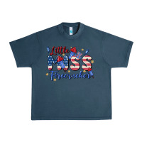 Midnight Navy little miss firecracker Urban Heavy Tee - MaliasSmallBusiness