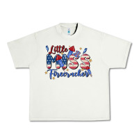 Pistachio little miss firecracker Urban Heavy Tee - MaliasSmallBusiness