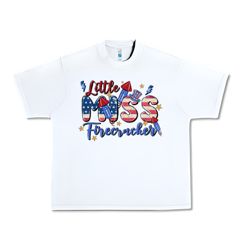 Little Miss Firecracker Urban Heavy Tee by MaliasSmallBusiness | Teevron