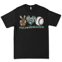 Black peace love baseball Premium Tee - CowhideDigitalArt