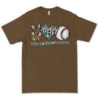 Cacao peace love baseball Premium Tee - CowhideDigitalArt