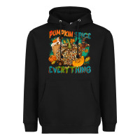 Black Pumpkin spice everything Heavyweight Hoodie - NancyCooperArtShop