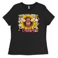 Black bee happy Ladies Tee - JahusDesignShop