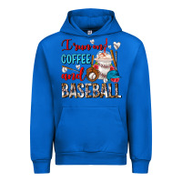 Cobalt I Run On Coffee And Baseball Frappe Urban Hoodie - FaDigitalArtStudio