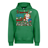 Emerald I Run On Coffee And Baseball Frappe Urban Hoodie - FaDigitalArtStudio