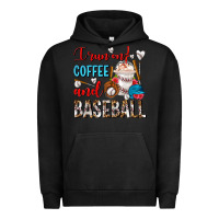 Pigment Black I Run On Coffee And Baseball Frappe Urban Hoodie - FaDigitalArtStudio
