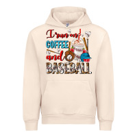 Sandshell I Run On Coffee And Baseball Frappe Urban Hoodie - FaDigitalArtStudio