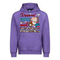 Tulip I Run On Coffee And Baseball Frappe Urban Hoodie - FaDigitalArtStudio