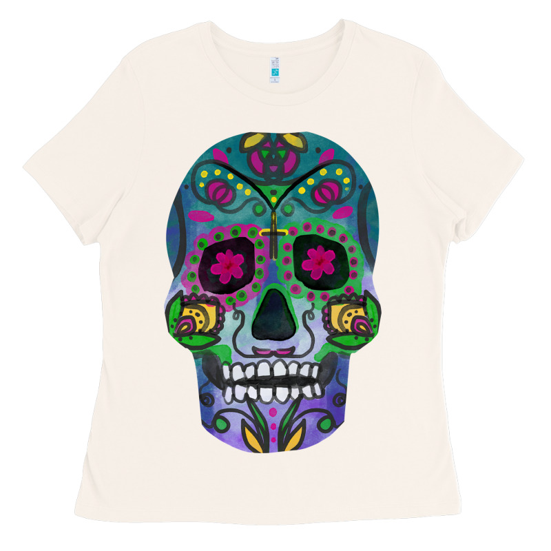 Sugar Skull Ladies Tee by FaDigitalArtStudio | Teevron
