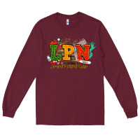 Burgundy lpn licensed practical nurse juneteenth Long Sleeve Tee - NancyCooperArtShop