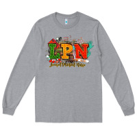 Heather Grey lpn licensed practical nurse juneteenth Long Sleeve Tee - NancyCooperArtShop