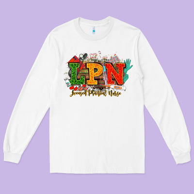 Lpn Licensed Practical Nurse Juneteenth Long Sleeve Tee Designed By Nancycooperartshop