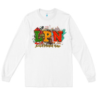White lpn licensed practical nurse juneteenth Long Sleeve Tee - NancyCooperArtShop
