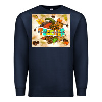 Navy fall teacher pumpkin Premium Sweatshirt - TumblerDesignByShophia