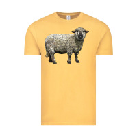 Vintage Mustard hampshire sheep Vintage Tee - LillyAllenDesigns