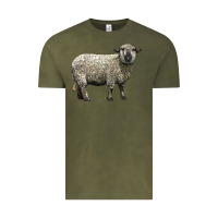 Vintage Olive hampshire sheep Vintage Tee - LillyAllenDesigns