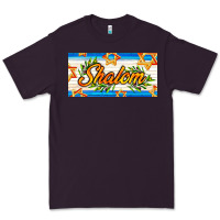 Plum shalom with olive branch Premium Tee - AdoDesignShop