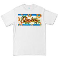 White shalom with olive branch Premium Tee - AdoDesignShop