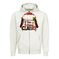 Oatmeal Heather western you serious clark christmas Zipper Hoodie - Jasminsmagicworld
