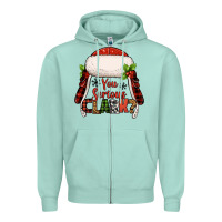 Seafoam western you serious clark christmas Zipper Hoodie - Jasminsmagicworld