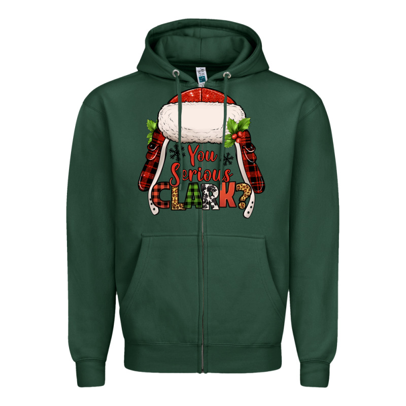 Western You Serious Clark Christmas Zipper Hoodie by Jasminsmagicworld | Teevron