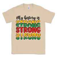 Mushroom my history is strong Classic Tee - MaliasSmallBusiness