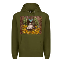 Army Green i don't speak dipshit Premium Hoodie - TumblerDesignByShophia