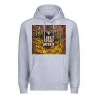 Heather Grey i don't speak dipshit Premium Hoodie - TumblerDesignByShophia