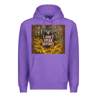 Purple i don't speak dipshit Premium Hoodie - TumblerDesignByShophia