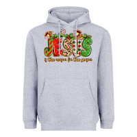 Heather Grey jesus is the reason for the season Heavyweight Hoodie - texasbilliewilder
