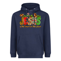 Navy jesus is the reason for the season Heavyweight Hoodie - texasbilliewilder