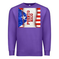 Purple baseball puerto rico tumbler tbs Premium Sweatshirt - TumblerDesignByShophia
