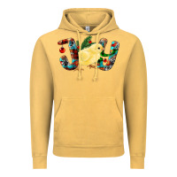 Vintage Mustard Christmas Joy With Chick Vintage Hoodie - RanaPortraitStore