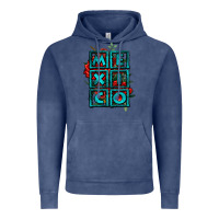 Vintage Denim mexico with roses Vintage Hoodie - Jasminsmagicworld