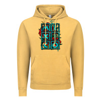 Vintage Mustard mexico with roses Vintage Hoodie - Jasminsmagicworld
