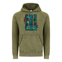 Vintage Olive mexico with roses Vintage Hoodie - Jasminsmagicworld