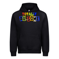 Black Totally au-some Urban Hoodie - FaDigitalArtStudio
