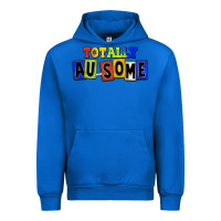Cobalt Totally au-some Urban Hoodie - FaDigitalArtStudio