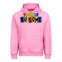 Fuchsia Pink Totally au-some Urban Hoodie - FaDigitalArtStudio