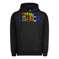 Pigment Black Totally au-some Urban Hoodie - FaDigitalArtStudio