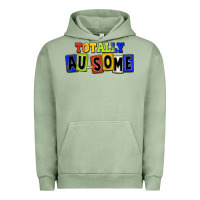 Pigment Oil Green Totally au-some Urban Hoodie - FaDigitalArtStudio