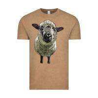 Vintage Coffee hampshire sheep head Vintage Tee - LillyAllenDesigns