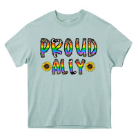 Arona proud ally Heavy Core Tee - CowhideDigitalArt