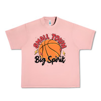 Salmon small town big spirit Urban Heavy Tee - MaliasSmallBusiness